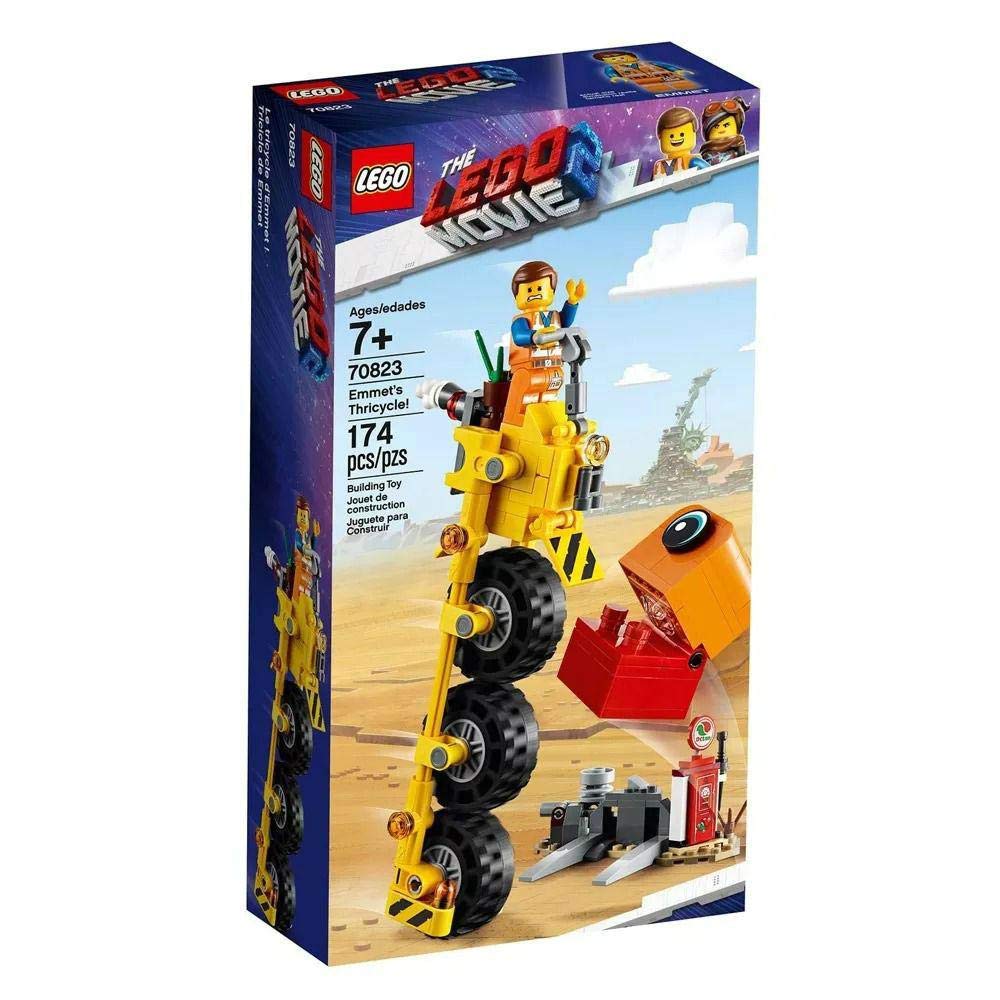 LEGO THE LEGO MOVIE 2 Emmet’s Thricycle 70823 – 173-Piece Three-Wheel Building Set