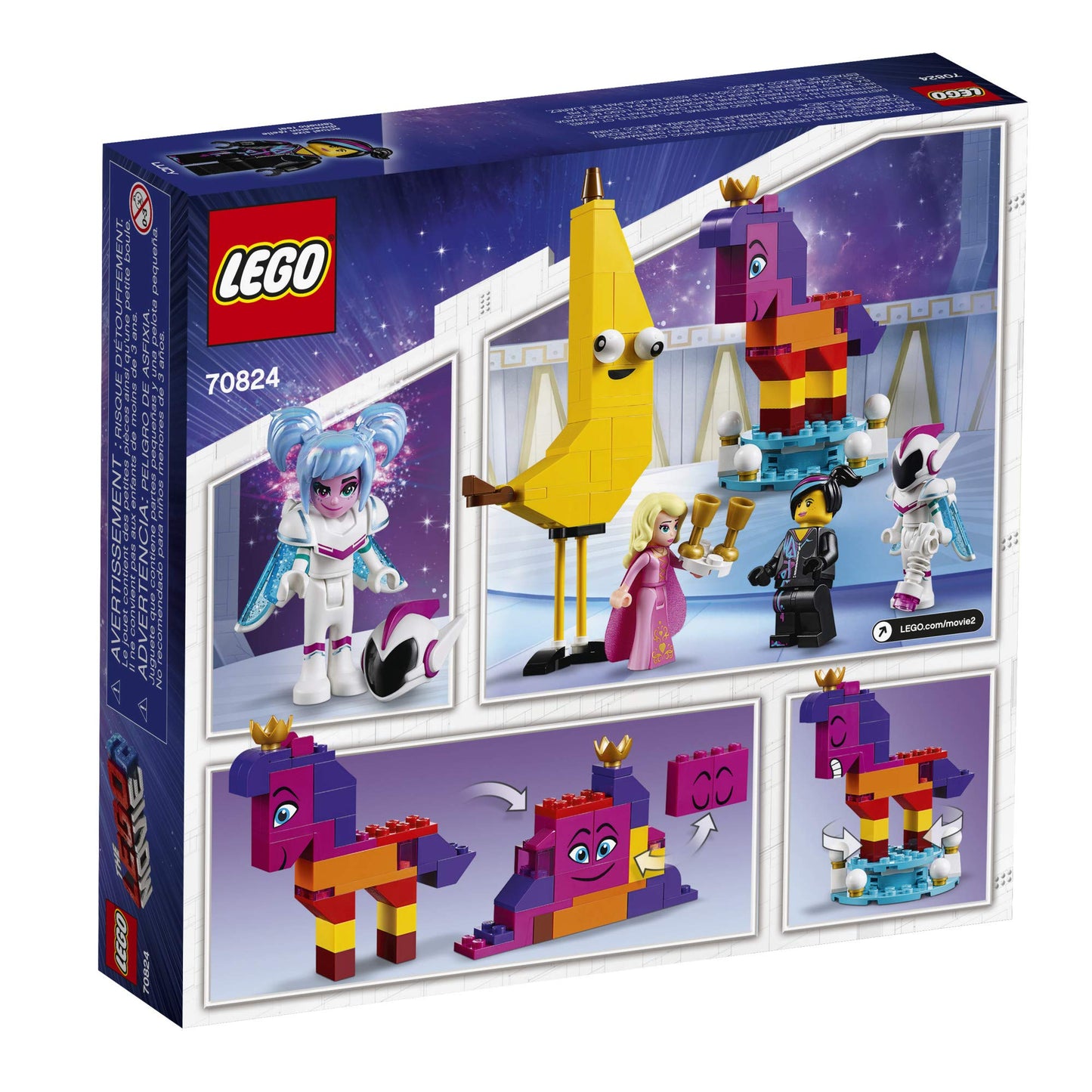 LEGO The LEGO Movie 2 Queen Watevra Wa'Nabi 70824 Build and Play Kit – 115 Pieces