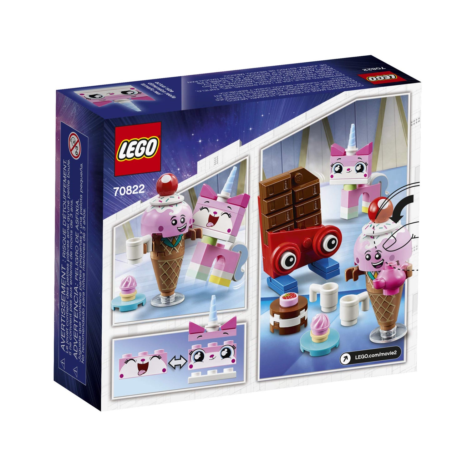 LEGO THE LEGO MOVIE 2 Unikitty’s Sweetest Friends EVER 70822 – 76-Piece Pretend Play Set