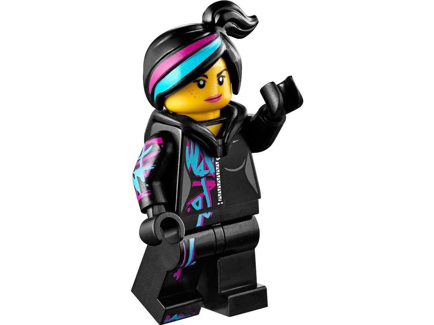 LEGO The Movie Wyldstyle Minifigure with Hoodie Down | Authentic LEGO