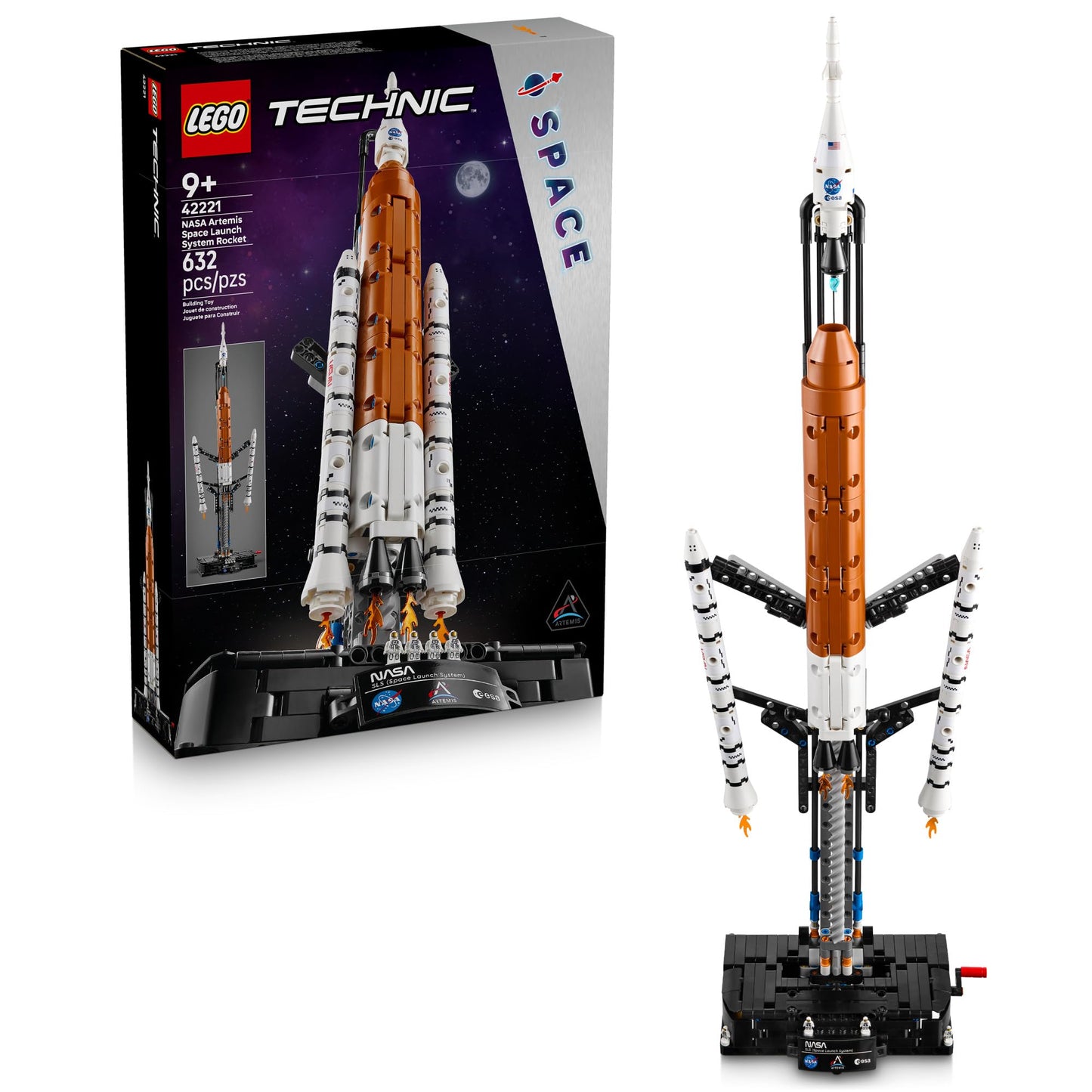 LEGO Technic NASA Artemis Space Launch System Rocket 42221 – STEM Space Toy