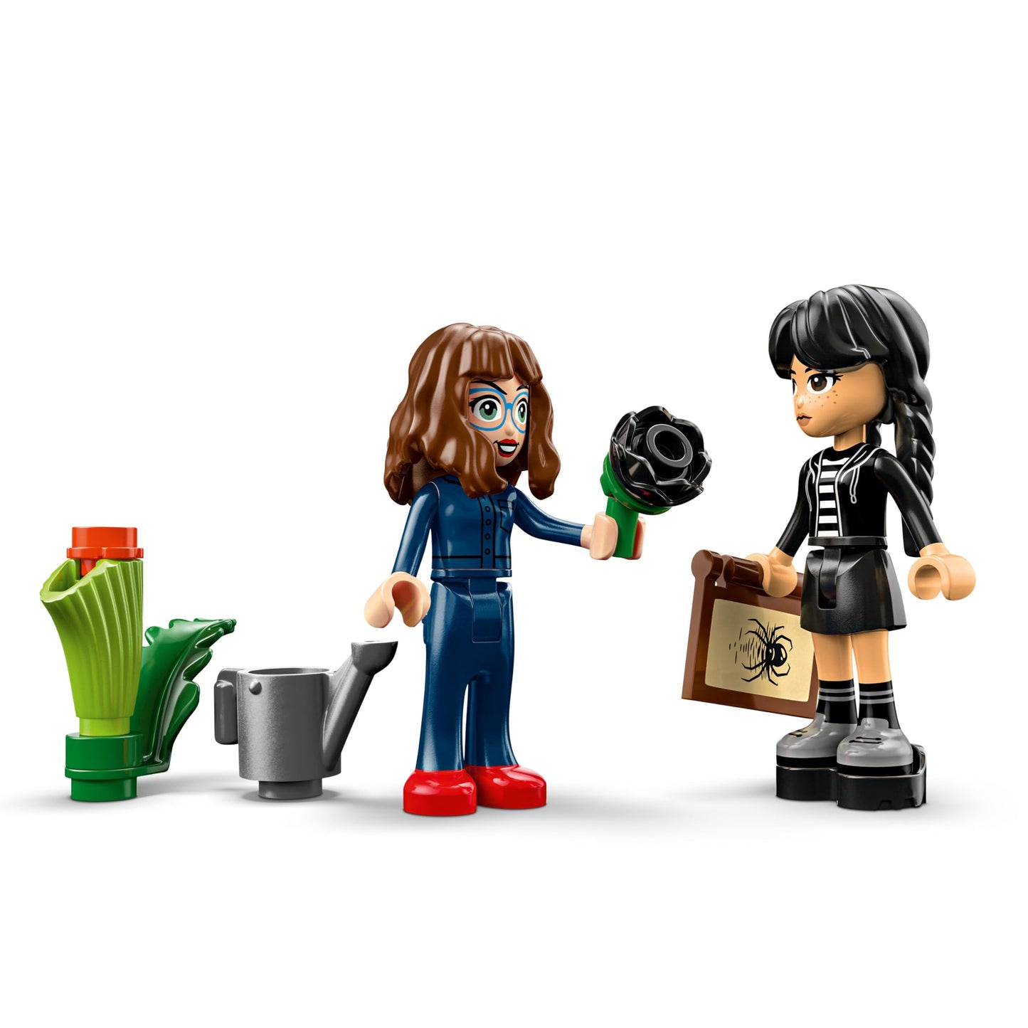 LEGO Wednesday Black Dahlia Flower 76784 – Hidden Nevermore Classroom with Wednesday Addams & Professor Thornhill