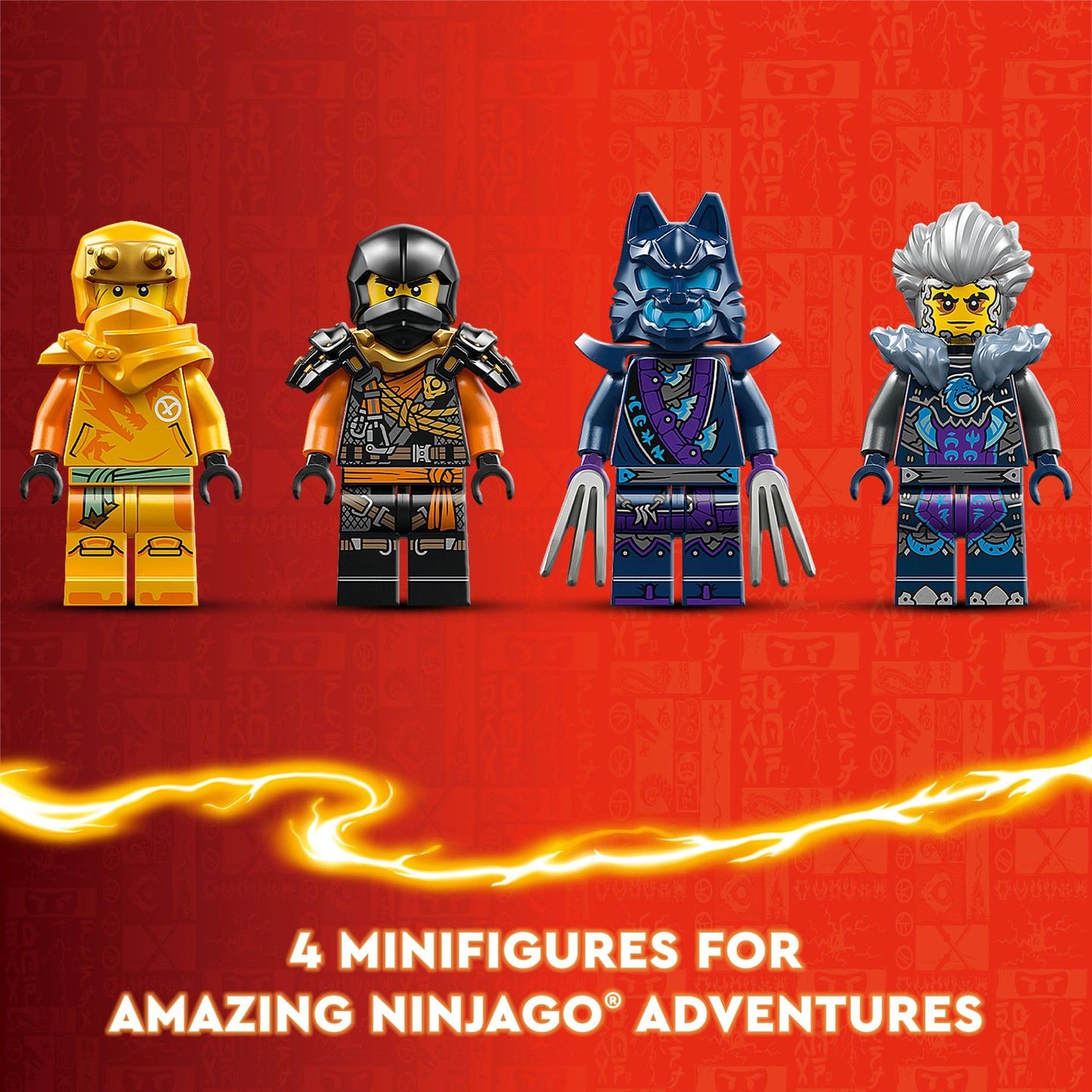 LEGO NINJAGO Arin’s Ninja Off-Road Buggy Car 71811 – 4 Minifigures & Baby Riyu Dragon