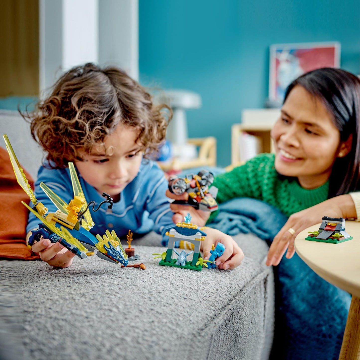 LEGO NINJAGO Nya and Arin Baby Dragon Battle 71798 – Ninja Building Toy (Ages 4+)