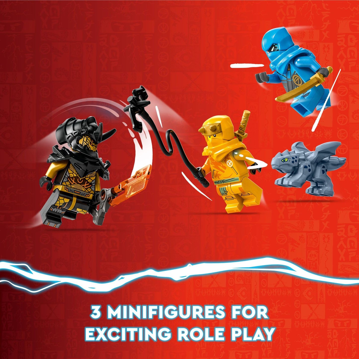 LEGO NINJAGO Nya and Arin Baby Dragon Battle 71798 – Ninja Building Toy (Ages 4+)