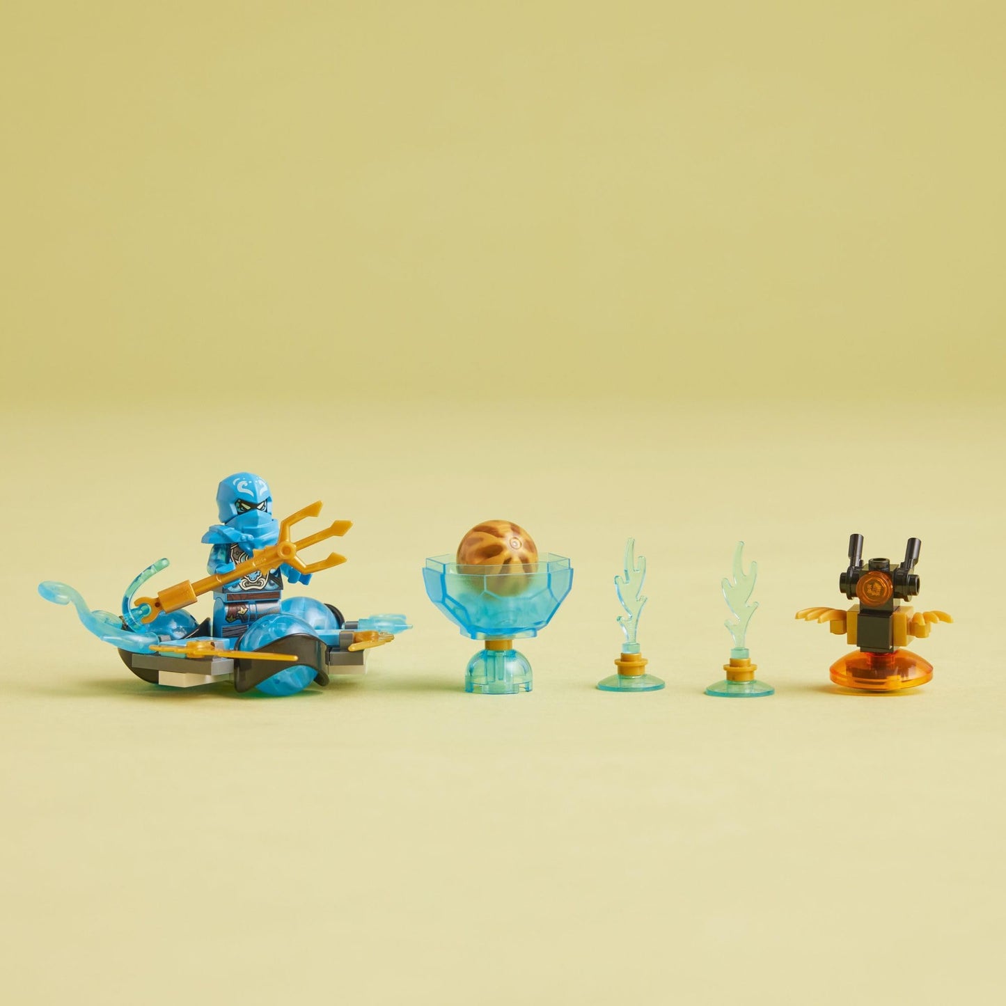 LEGO NINJAGO Nya's Dragon Power Spinjitzu Drift 71778 – Blue Ninja Toy for 6+