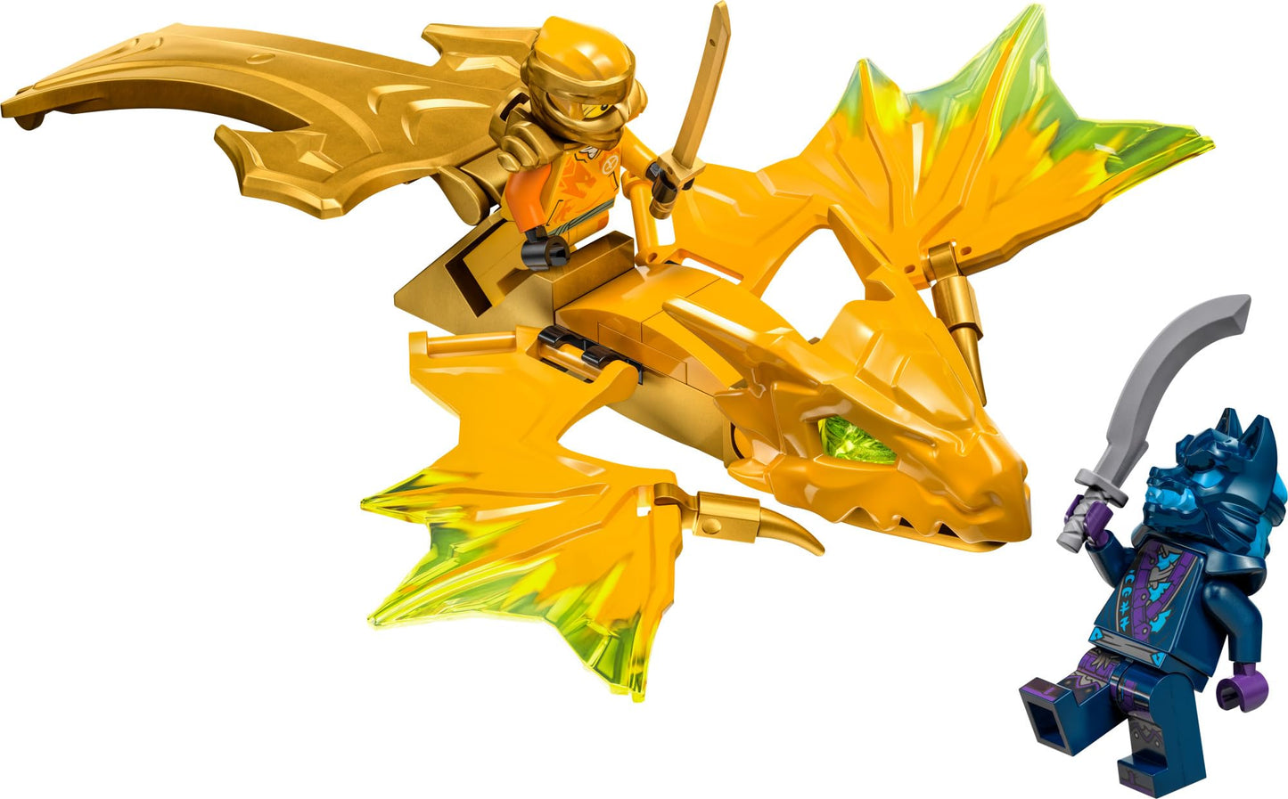 LEGO NINJAGO Arin's Rising Dragon Strike Toy (71803) – Ninja Battle Set for Kids 6+