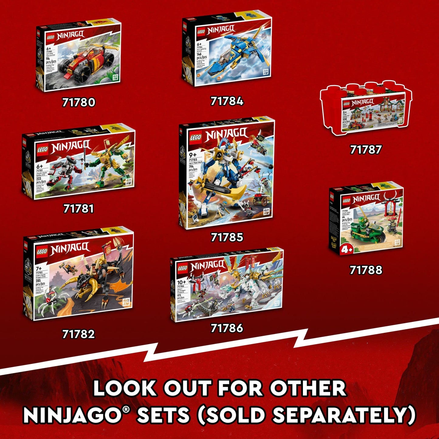 LEGO NINJAGO Kai’s Mech Rider EVO 71783 – Upgradable Ninja Motorbike & Minifigures