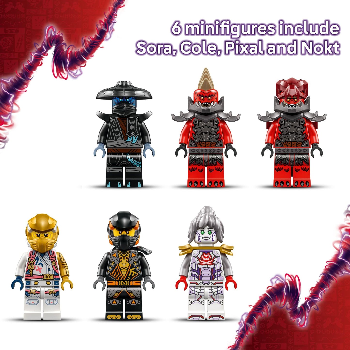 LEGO NINJAGO Zane’s Ultra Combiner Mech 71834 – 4‑in‑1 Building Toy with 6 Minifigures