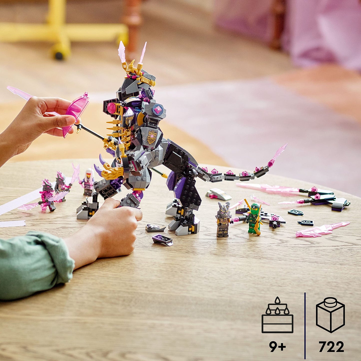 LEGO NINJAGO The Crystal King 71772 Battle Set – Centaur Action Figure & Exclusive Lloyd Minifigure