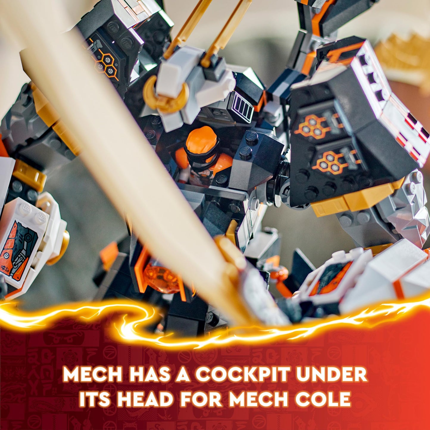 LEGO NINJAGO Cole’s Titan Dragon Mech 71821 – Giant Battle Mech