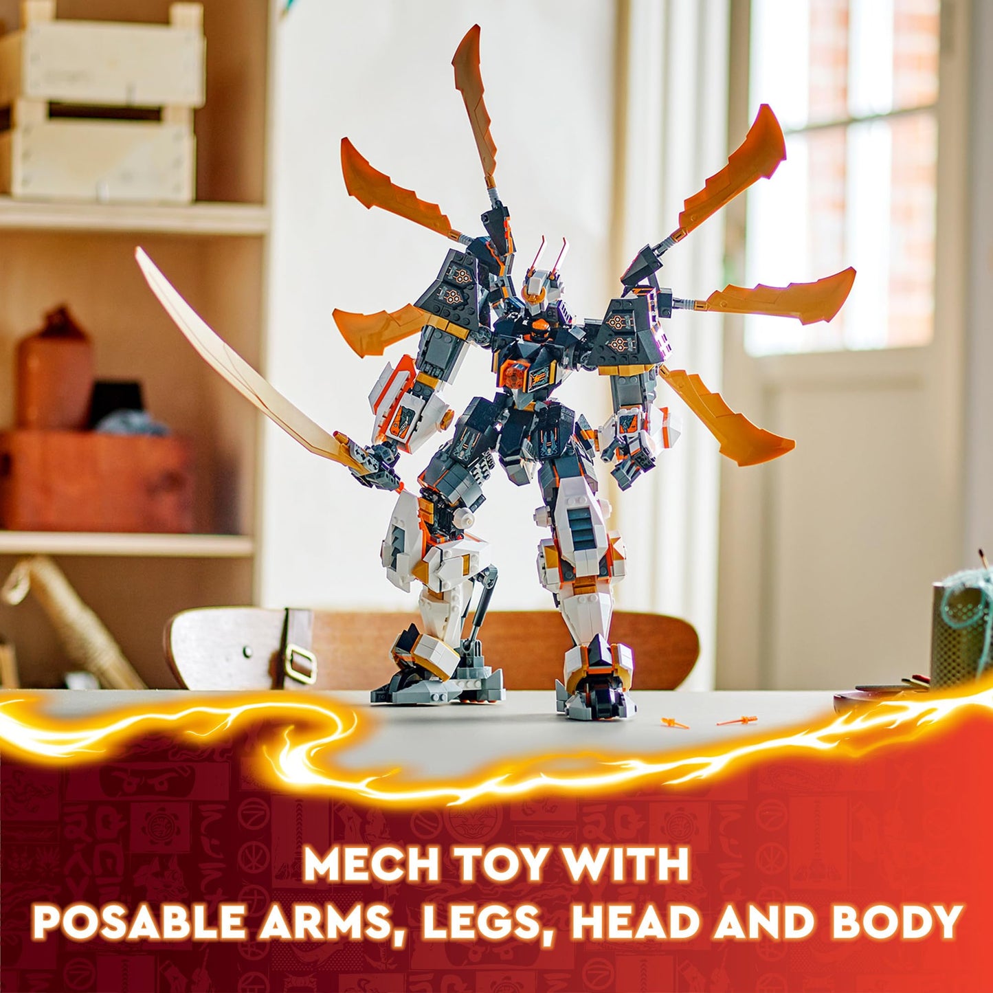 LEGO NINJAGO Cole’s Titan Dragon Mech 71821 – Giant Battle Mech