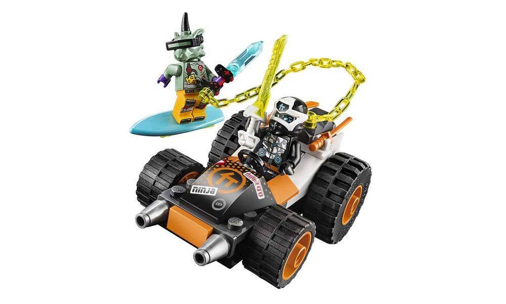LEGO NINJAGO Cole’s Speeder Car 71706 – 52-Piece Ninja Vehicle Build Kit