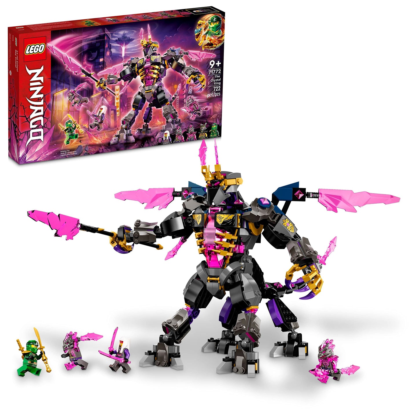 LEGO NINJAGO The Crystal King 71772 Battle Set – Centaur Action Figure & Exclusive Lloyd Minifigure