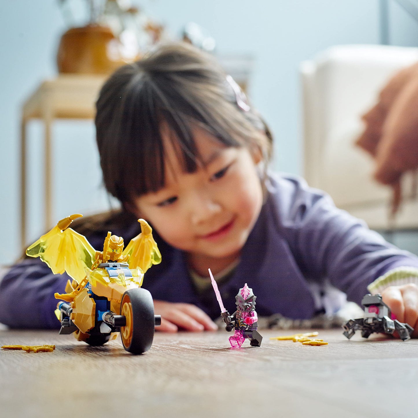 LEGO NINJAGO Jay’s Golden Dragon Motorcycle 71768 – Ninja Battle Toy for Kids 7+