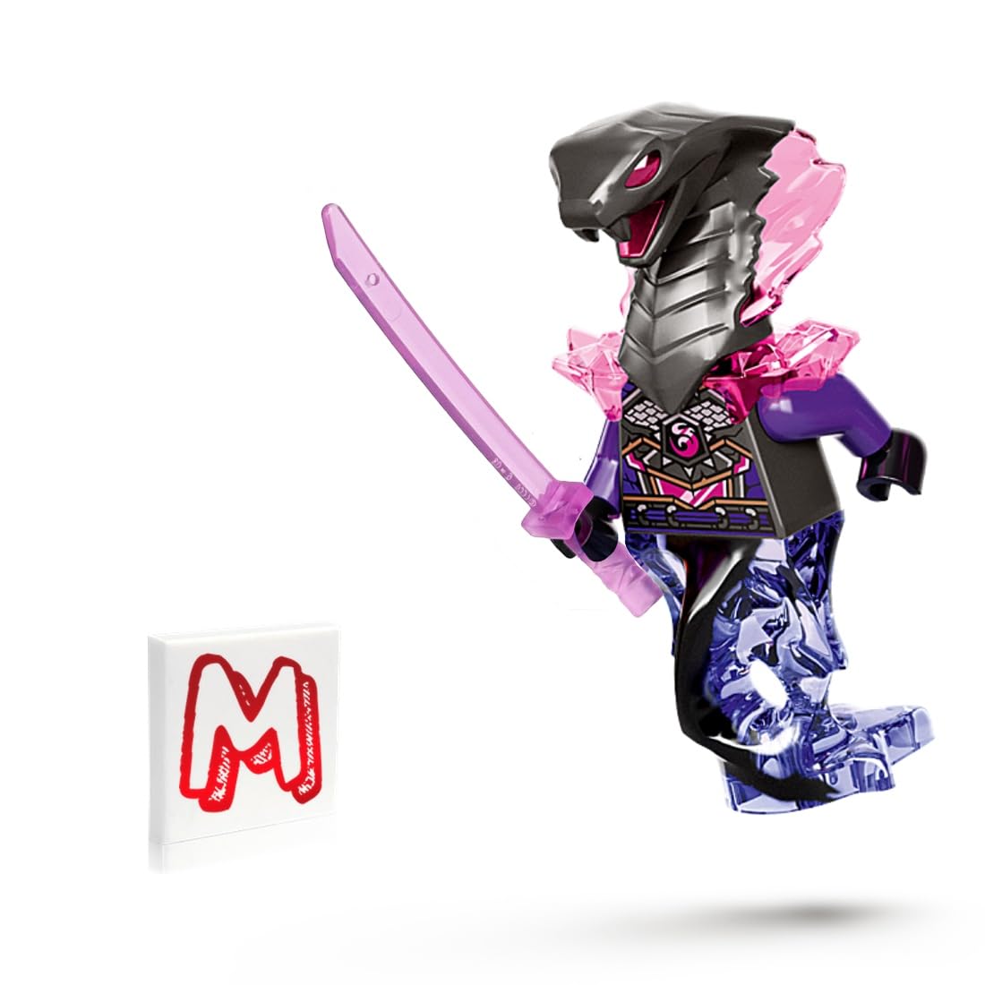 LEGO NINJAGO Crystalized General Aspheera Minifigure with Translucent Weapon