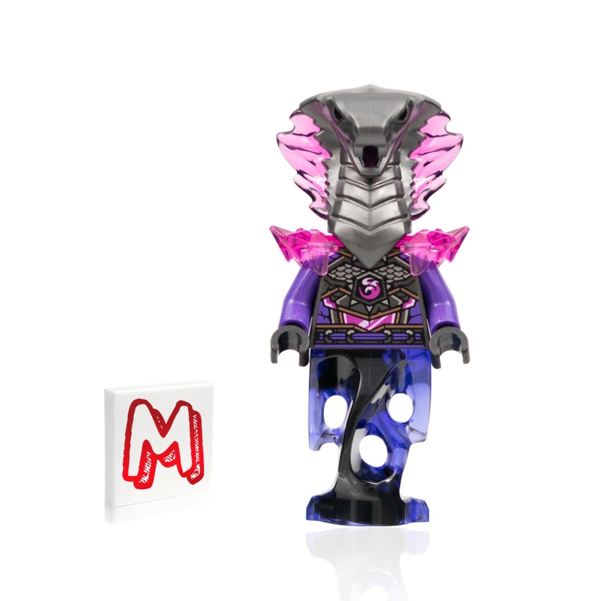 LEGO NINJAGO Crystalized General Aspheera Minifigure with Translucent Weapon