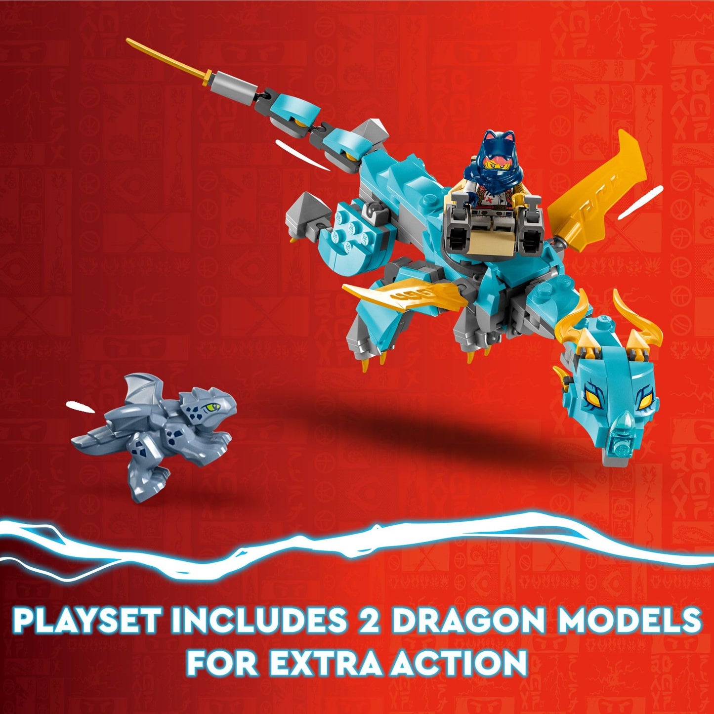 LEGO NINJAGO Destiny’s Bounty 71797 – Race Against Time Airship with Dragons & 6 Minifigures