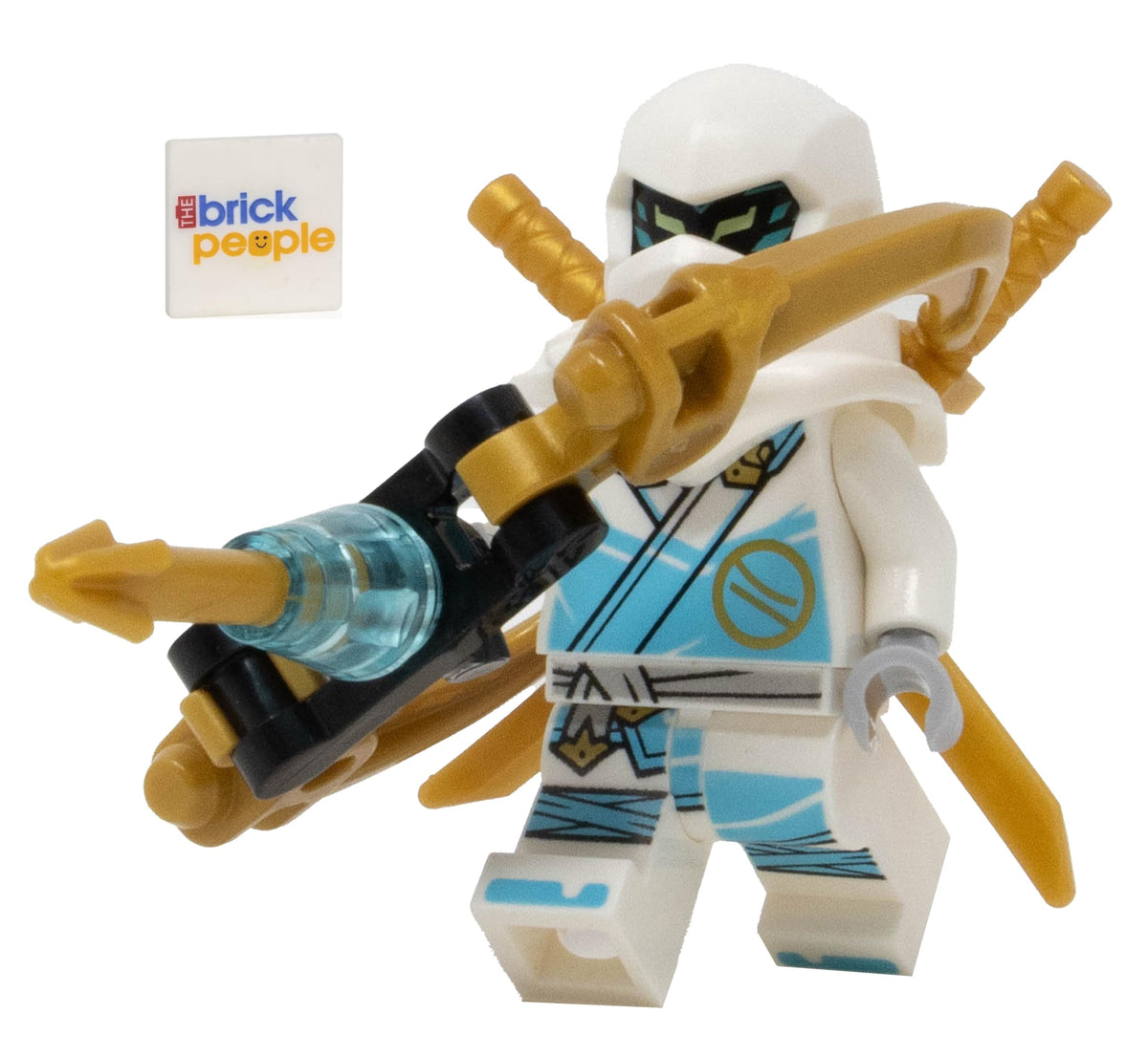 LEGO Ninjago Dragons Rising: Zane Minifigure with Ice Bow – Collectible LEGO Figure