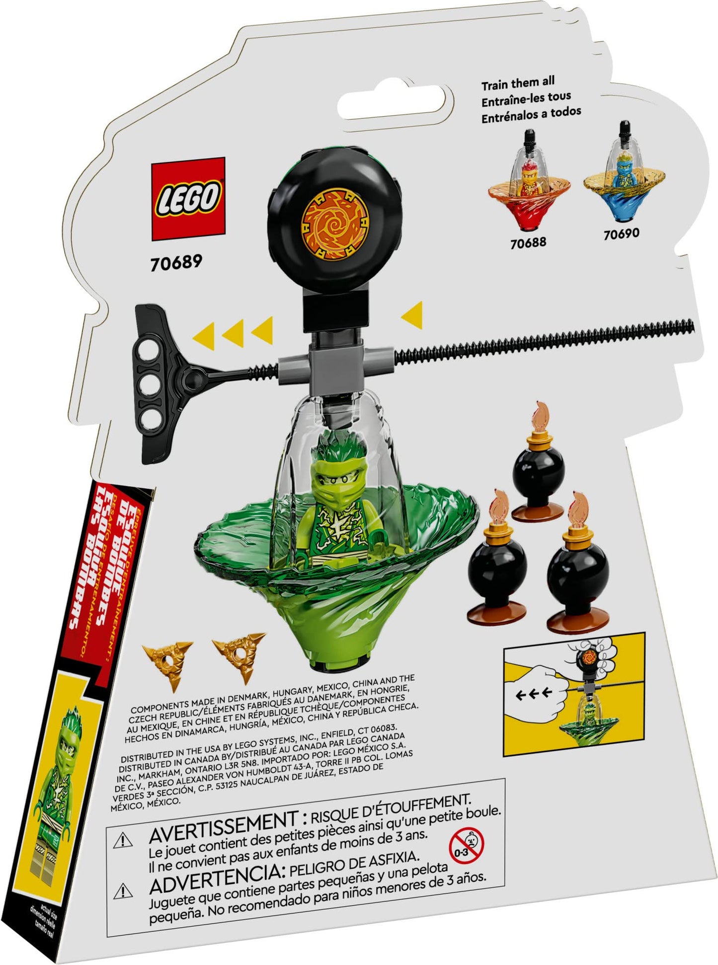 LEGO NINJAGO Lloyd’s Spinjitzu Training 70689 – Spinning Toy Kit for Kids 6+