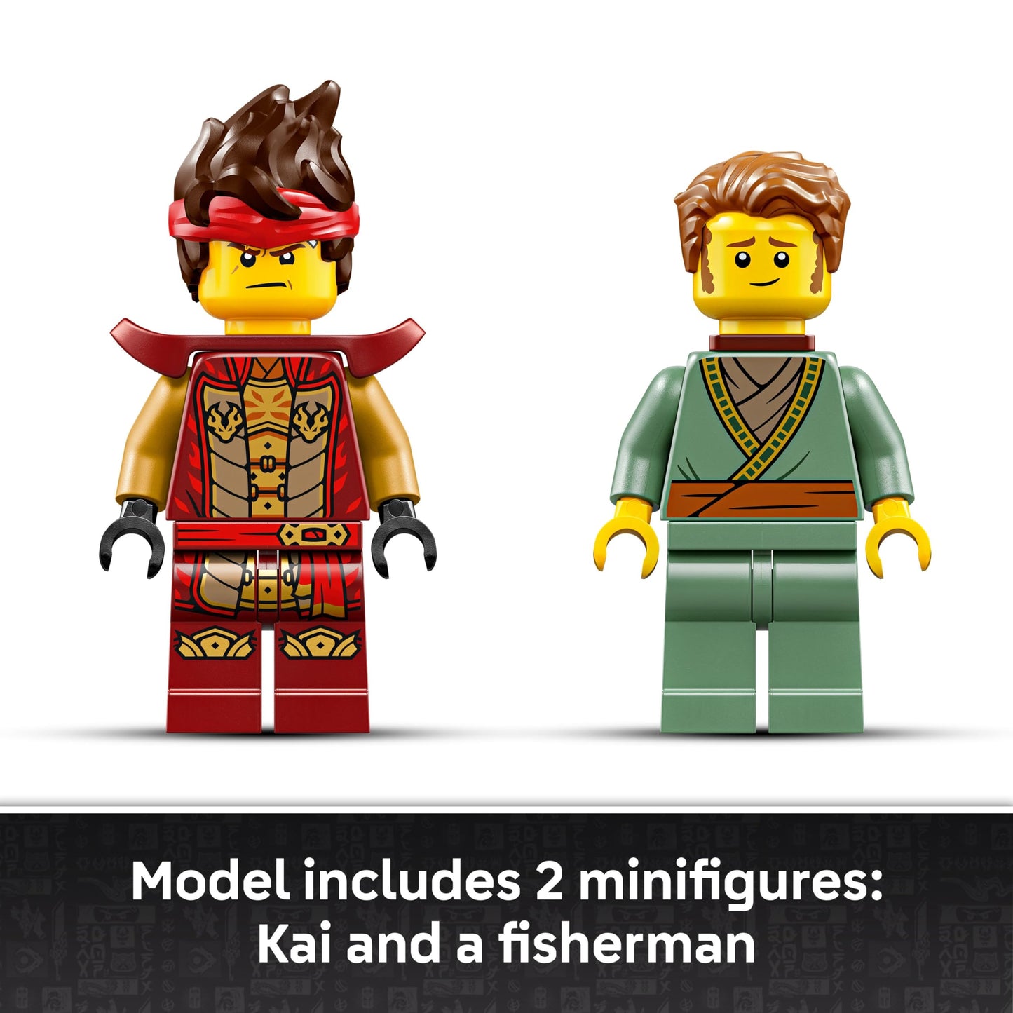 LEGO NINJAGO Fire Knight Mech (71846) – 996-Piece Set for Teens 14+ | Kai Minifigure
