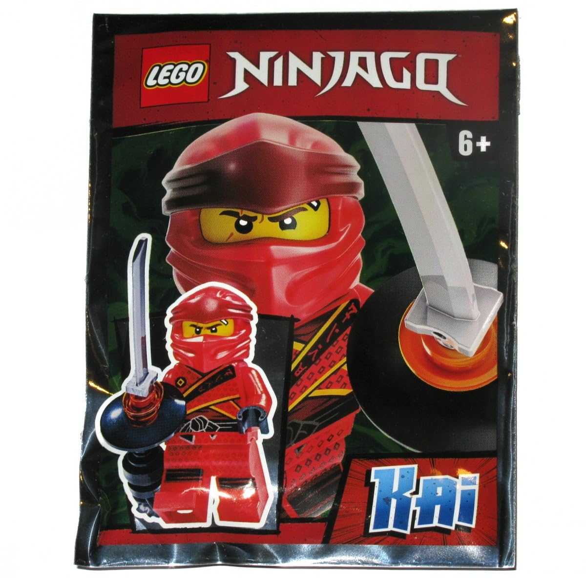 LEGO Ninjago Masters of Spinjitzu 6-Minifigure Foil Pack – Lloyd, Jay, Cole, Zane, Kai & Nya