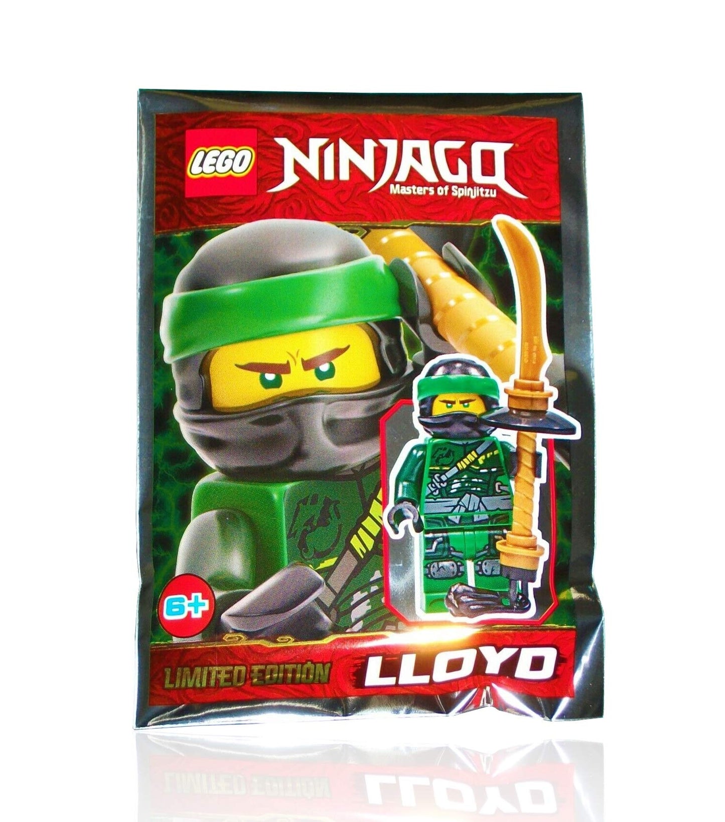 LEGO Ninjago Masters of Spinjitzu 6-Minifigure Foil Pack – Lloyd, Jay, Cole, Zane, Kai & Nya