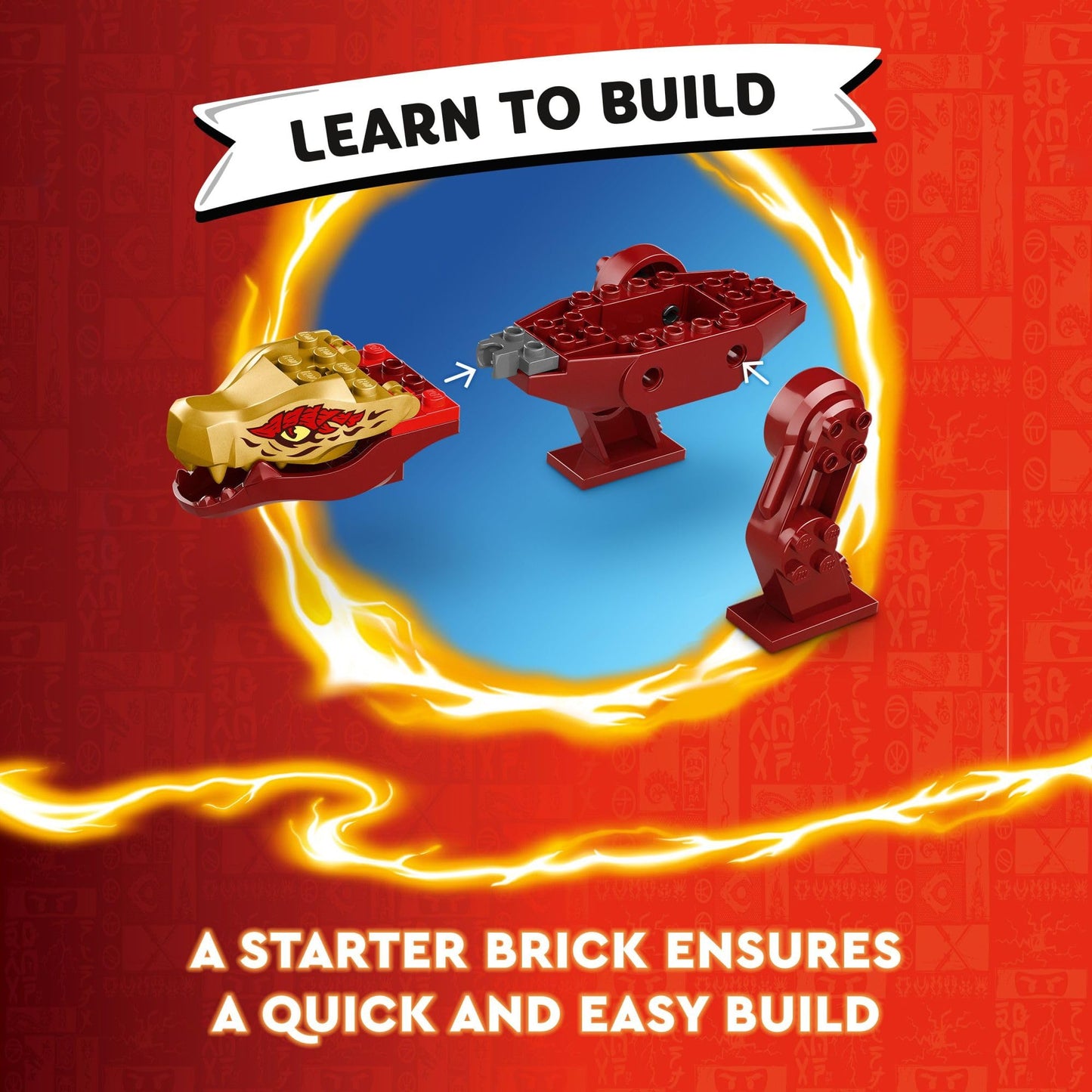 LEGO NINJAGO Kai’s Source Dragon Battle 71815 – Buildable Dragon & 4 Ninja Figures (Ages 4+)