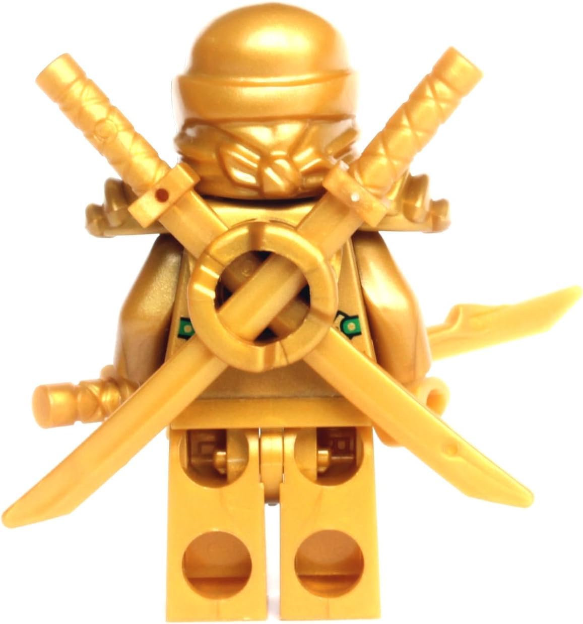 LEGO Ninjago GOLD Ninja with 3 Weapons | Collectible Mini Figure
