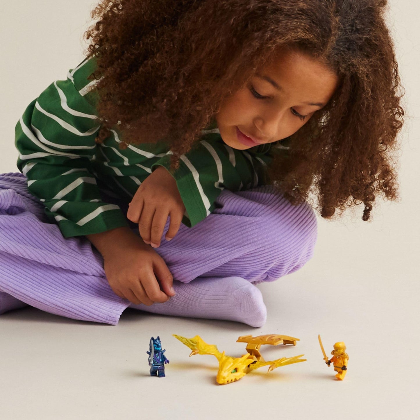LEGO NINJAGO Arin's Rising Dragon Strike Toy (71803) – Ninja Battle Set for Kids 6+