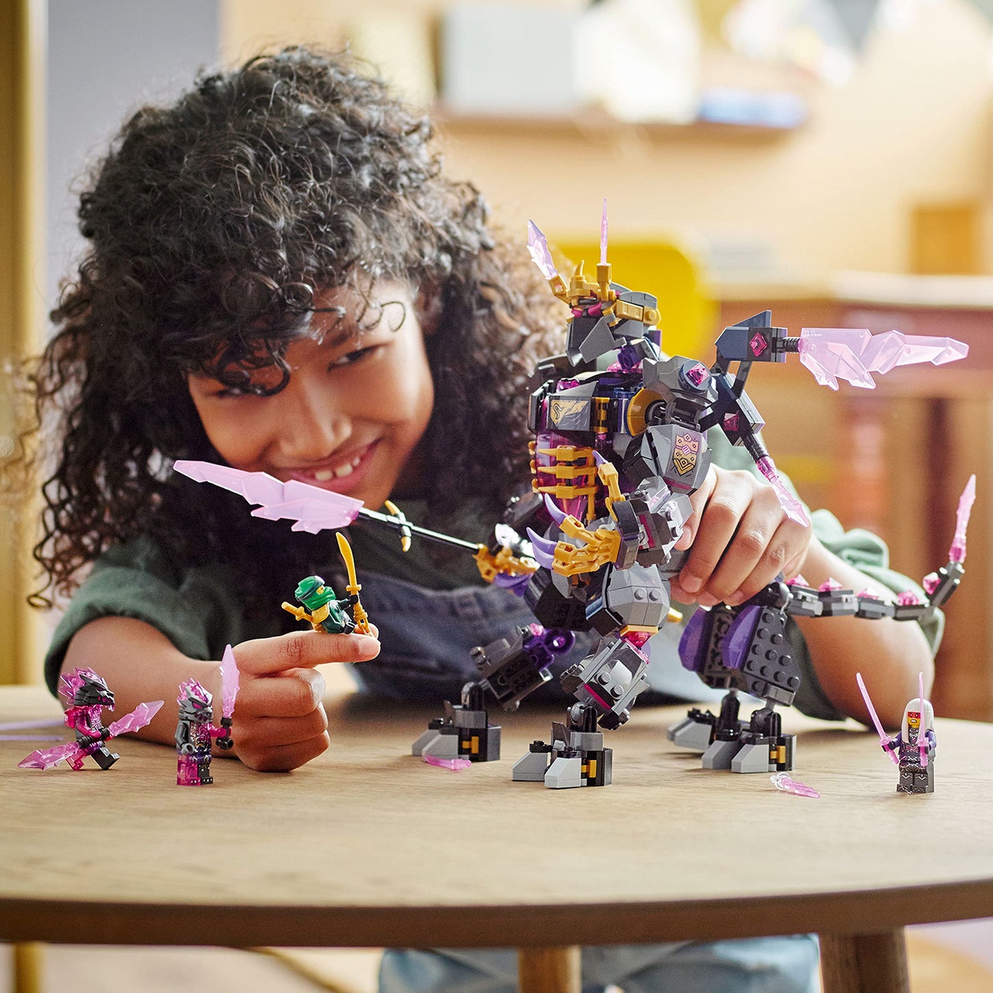 LEGO NINJAGO The Crystal King 71772 Battle Set – Centaur Action Figure & Exclusive Lloyd Minifigure