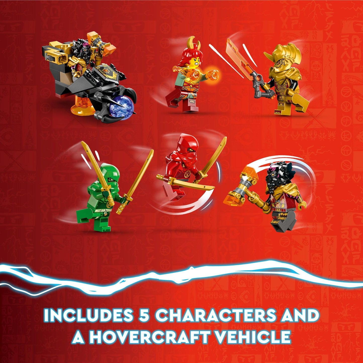 LEGO NINJAGO Heatwave Transforming Lava Dragon 71793 – 479-Piece Ninja Dragon Playset