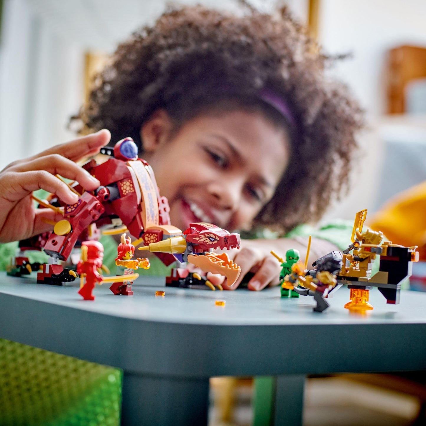 LEGO NINJAGO Heatwave Transforming Lava Dragon 71793 – 479-Piece Ninja Dragon Playset