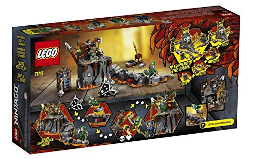 LEGO NINJAGO Journey to the Skull Dungeons 71717 – Ninja Board Game Playset (401 Pieces)