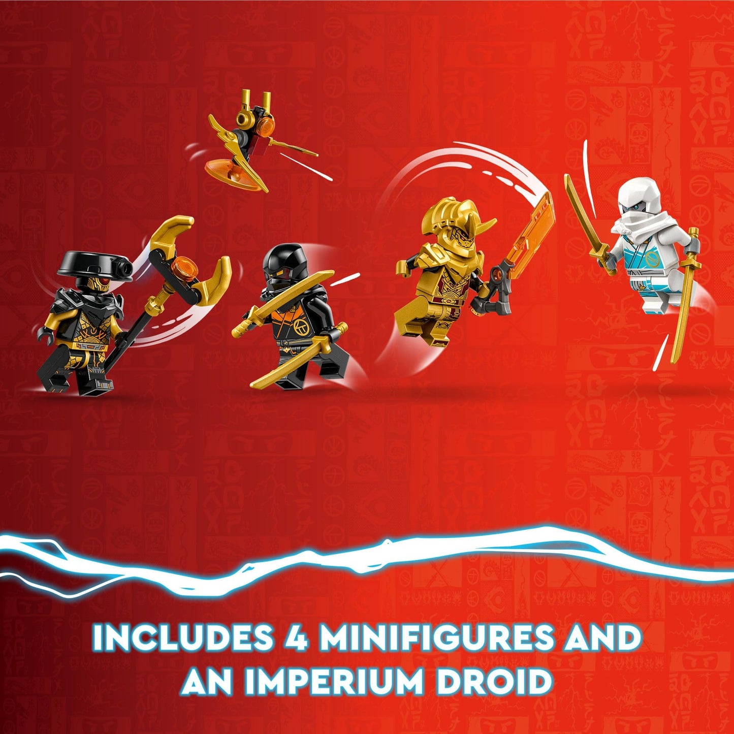 LEGO NINJAGO Zane’s Dragon Power Spinjitzu Race Car 71791 – 307 Pieces, 4 Minifigures