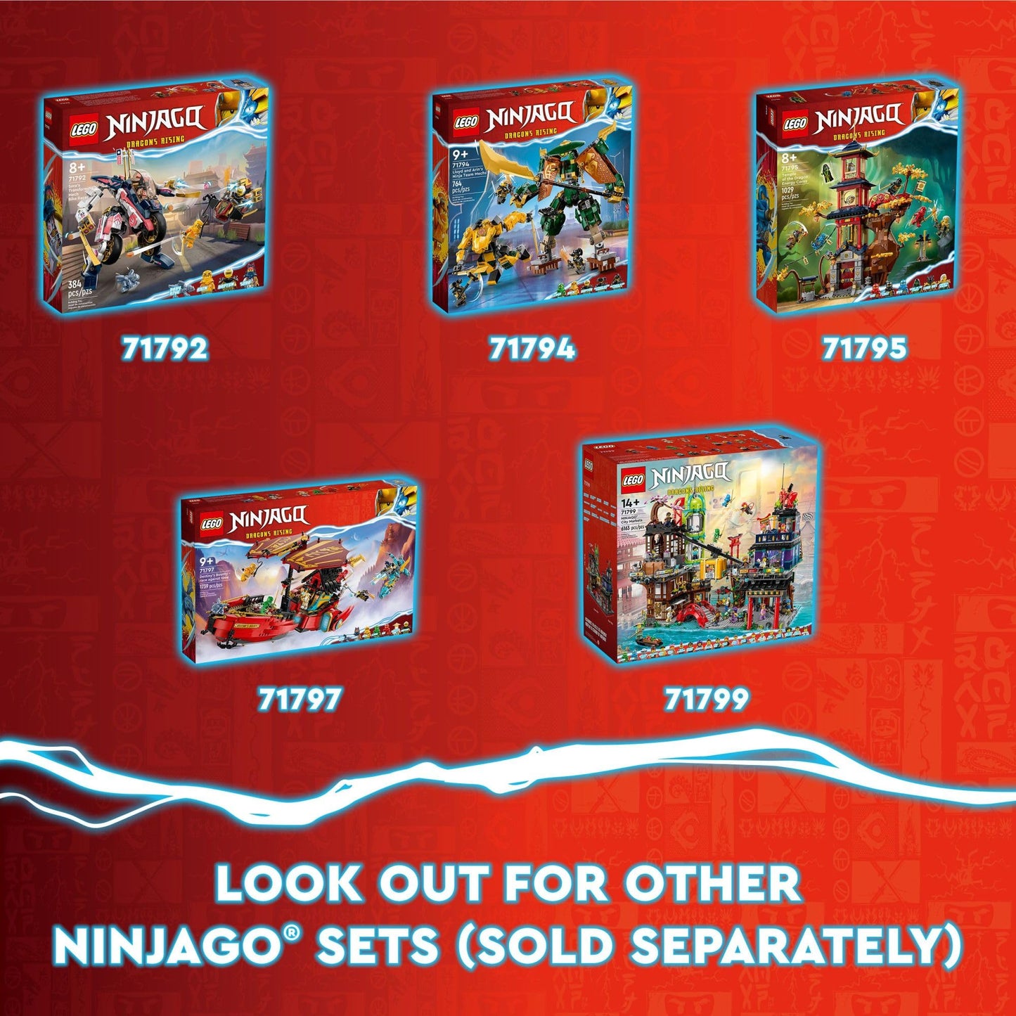 LEGO NINJAGO Imperium Dragon Hunter Hound 71790 – 198-Piece Ninja Battle Set