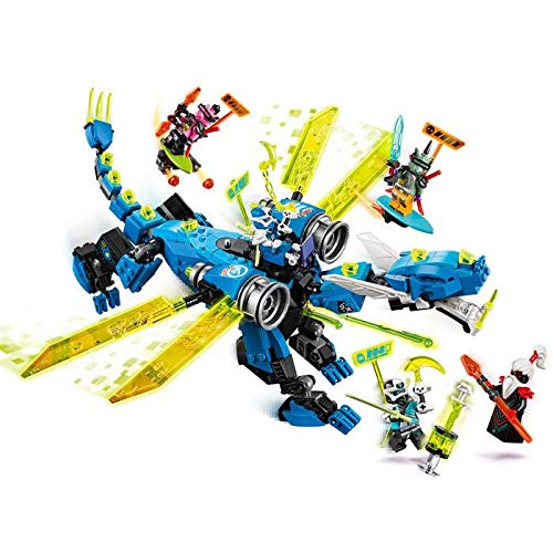 LEGO NINJAGO Jay’s Cyber Dragon 71711 – 518-Piece Ninja Action Building Kit