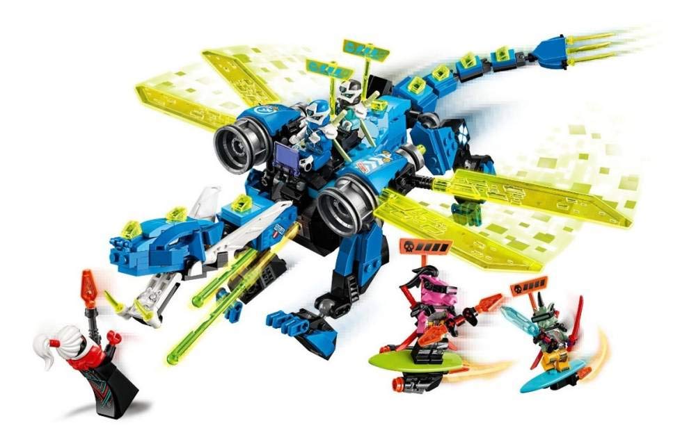 LEGO NINJAGO Jay’s Cyber Dragon 71711 – 518-Piece Ninja Action Building Kit