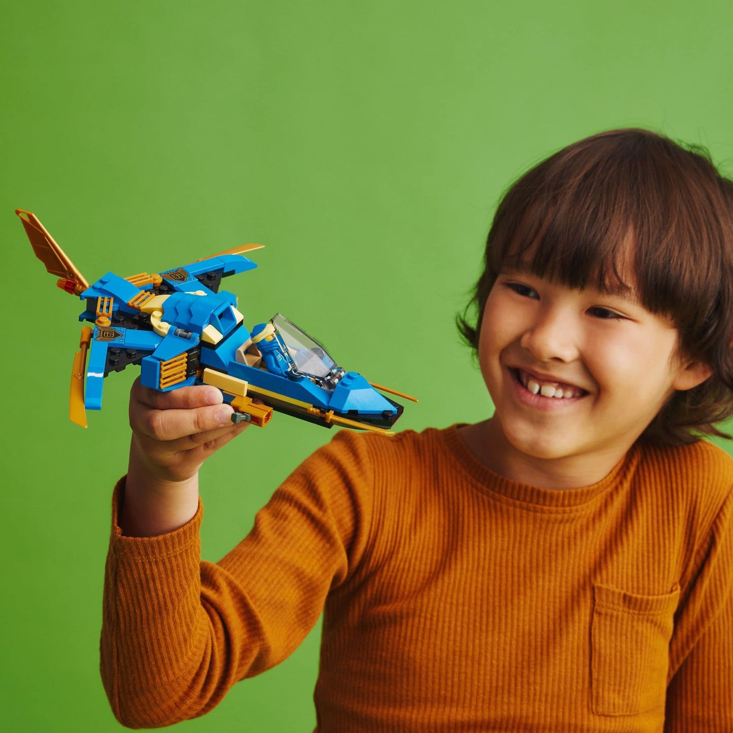 LEGO NINJAGO Jay’s Lightning Jet EVO 71784 – Upgradable Ninja Plane