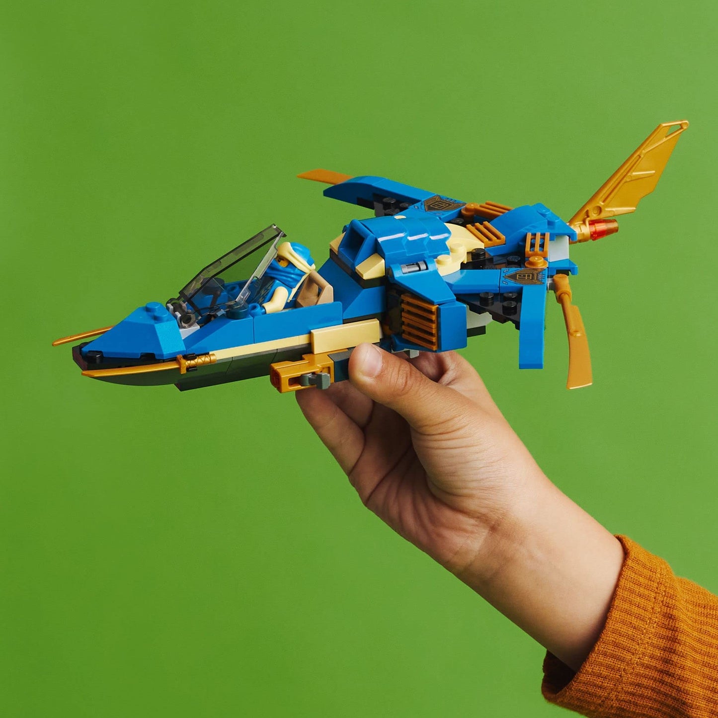 LEGO NINJAGO Jay’s Lightning Jet EVO 71784 – Upgradable Ninja Plane