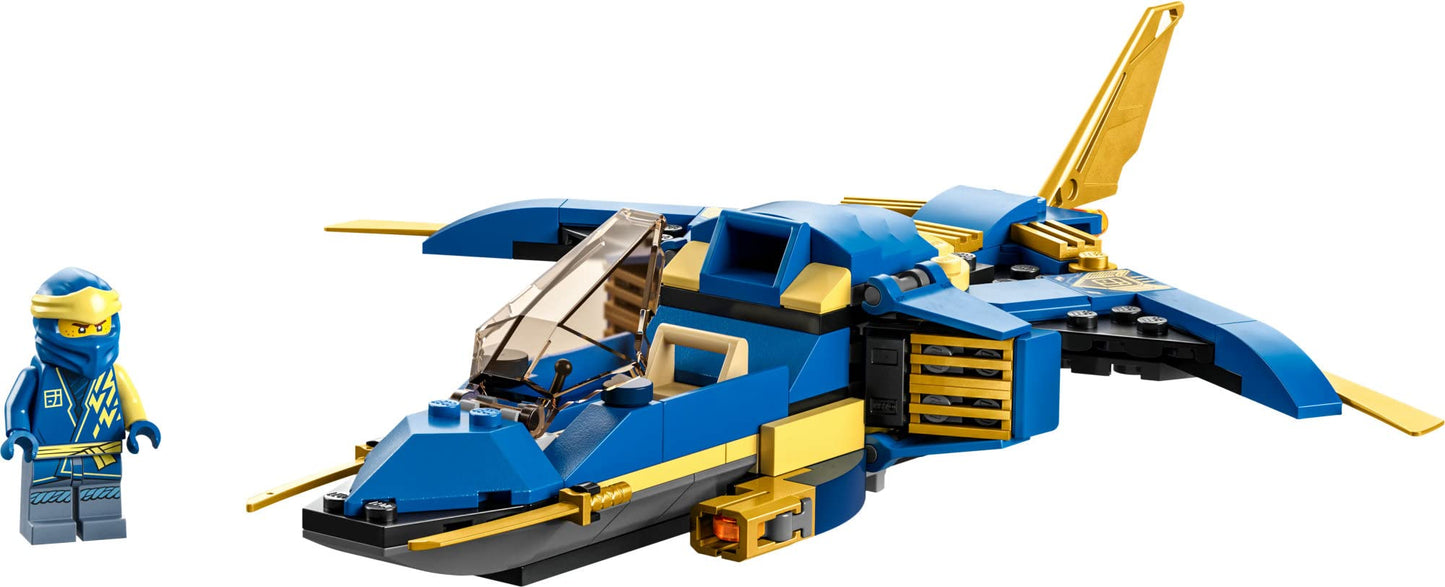 LEGO NINJAGO Jay’s Lightning Jet EVO 71784 – Upgradable Ninja Plane
