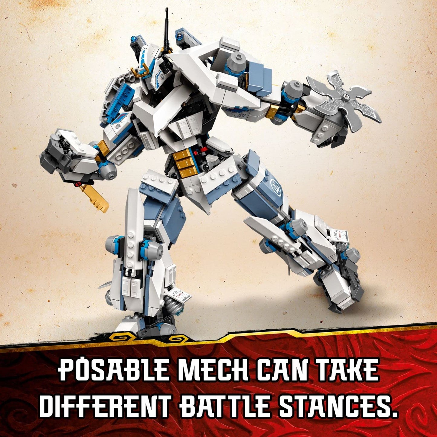 LEGO NINJAGO Legacy Zane's Titan Mech Battle 71738 – Golden Jay & Ghost Warriors