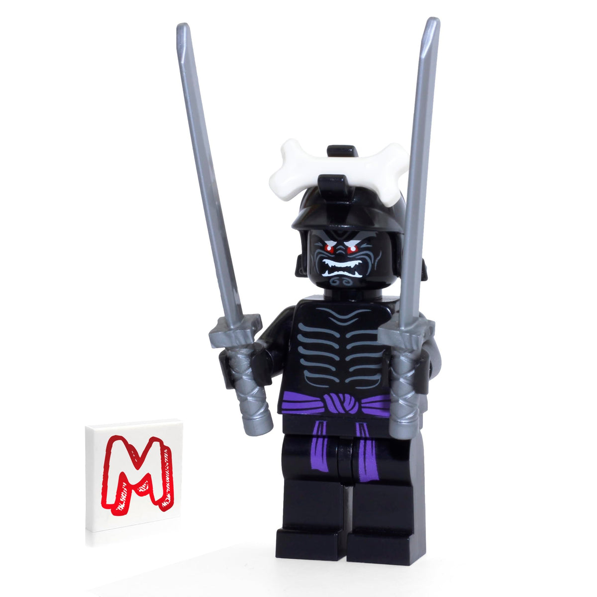 LEGO NINJAGO Legacy Lord Garmadon Minifigure – Two Swords | Authentic LEGO Parts