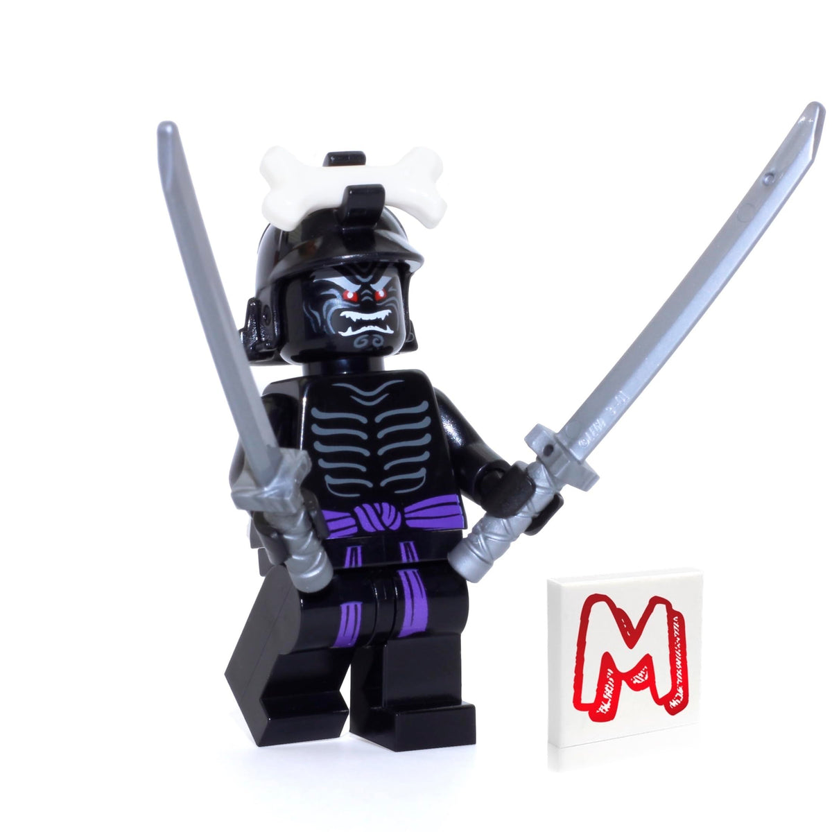 LEGO NINJAGO Legacy Lord Garmadon Minifigure – Two Swords | Authentic LEGO Parts