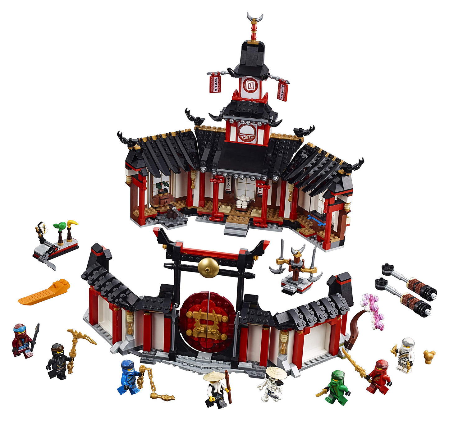 LEGO NINJAGO Legacy Monastery of Spinjitzu 70670 Battle Toy Building Kit - 1,070 Pieces