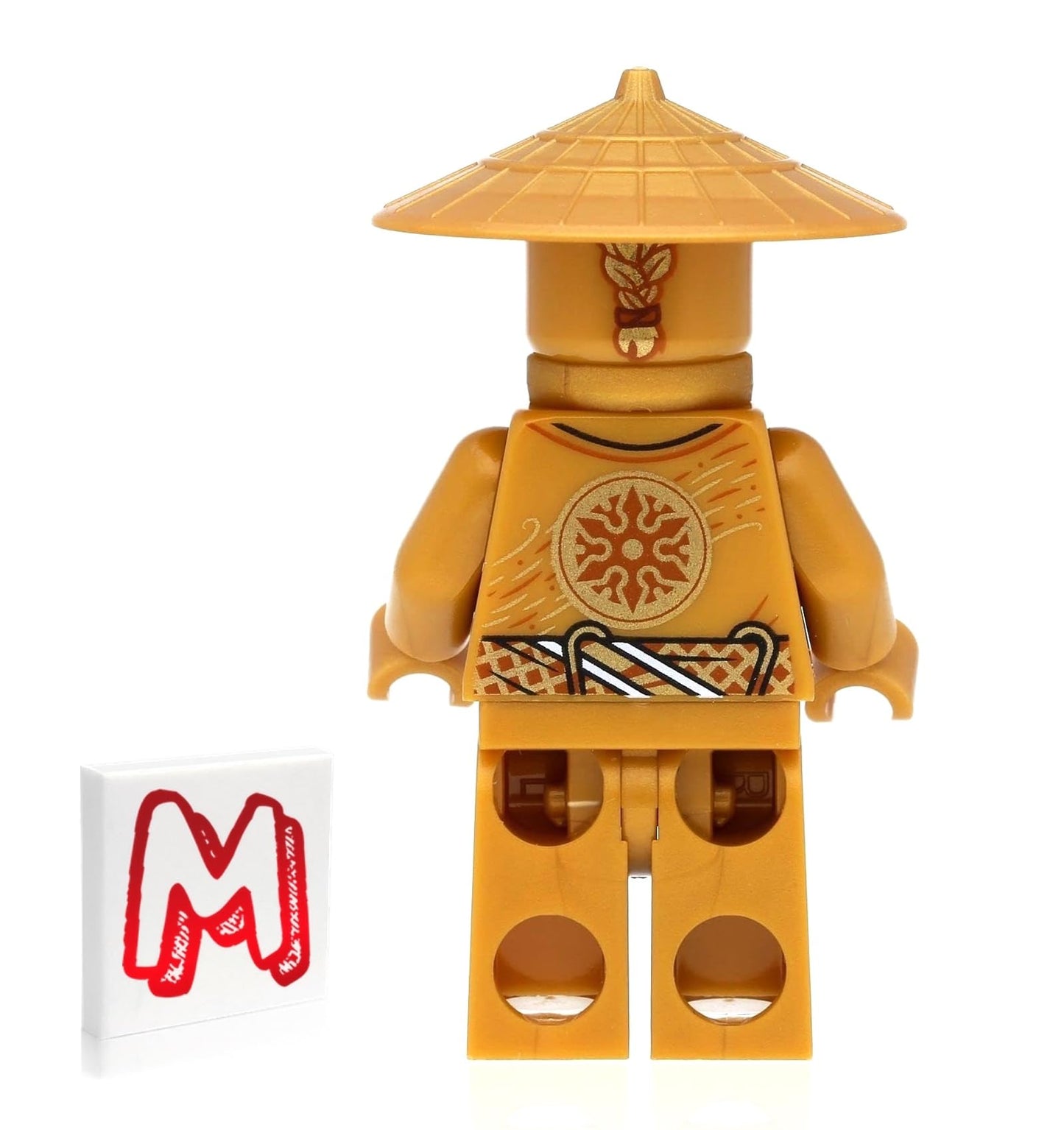 LEGO NINJAGO Legacy Sensei Wu (10th Anniversary Golden Ninja) with Gold Staff - 71741