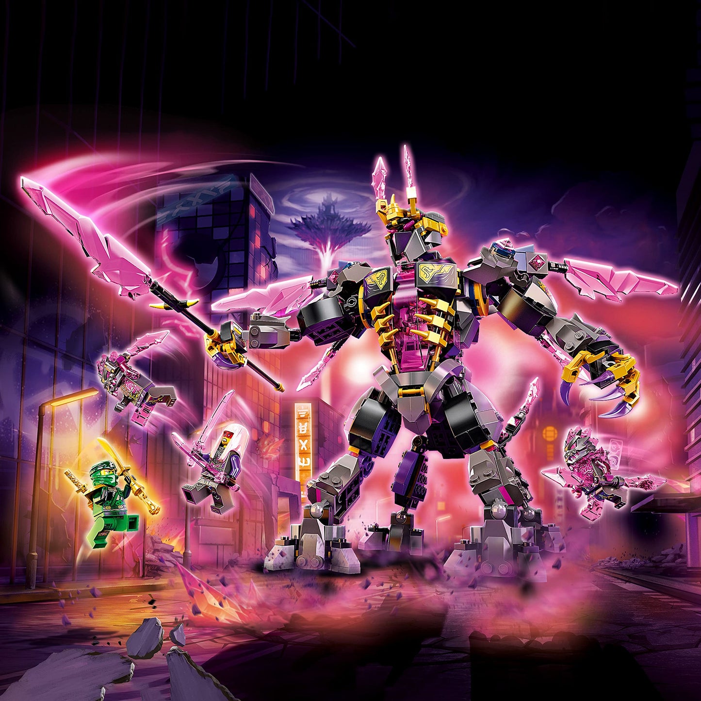 LEGO NINJAGO The Crystal King 71772 Battle Set – Centaur Action Figure & Exclusive Lloyd Minifigure