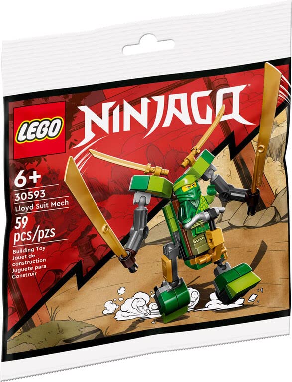LEGO Ninjago Lloyd Suit Mech Polybag 30593 – Authentic LEGO Figure