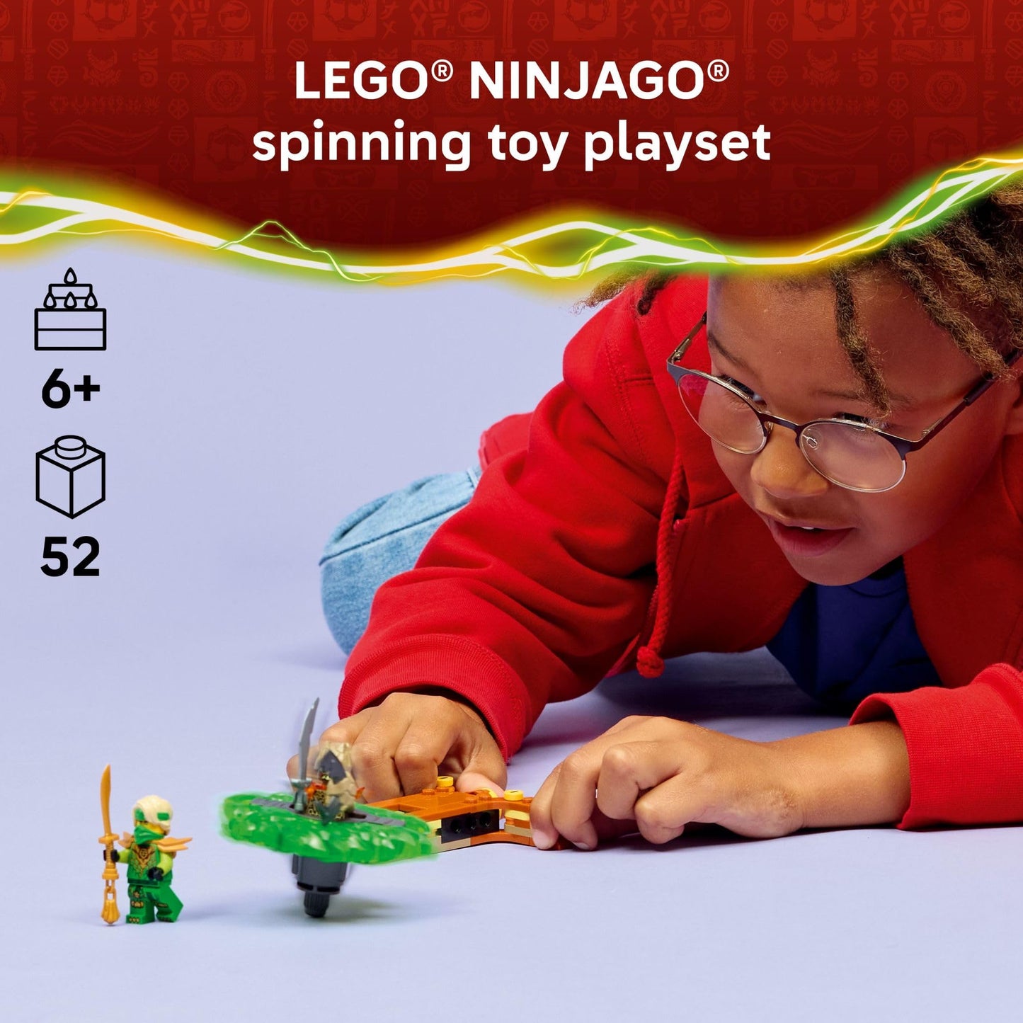 LEGO NINJAGO Lloyd vs Earth Monster Spinner (71850) – Ninja Battle Toy for Kids 6+