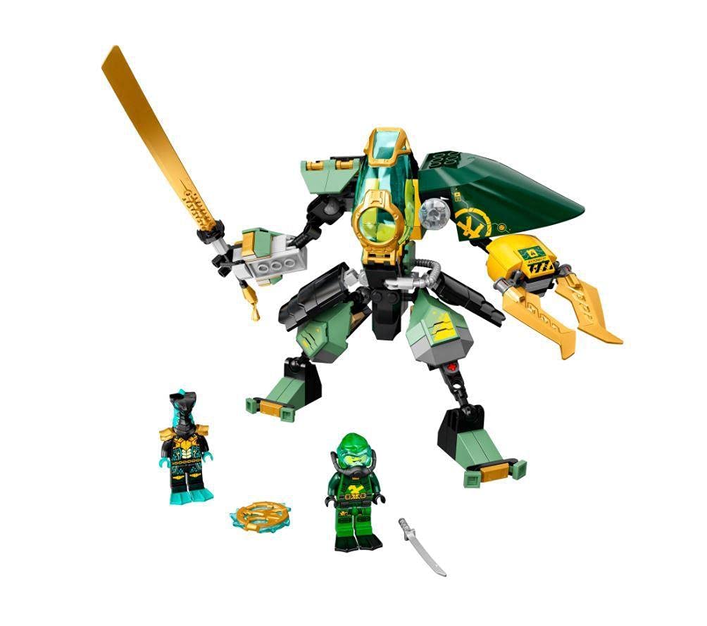 LEGO NINJAGO Lloyd’s Hydro Mech 71750 – Underwater Battle Playset for Kids 7+